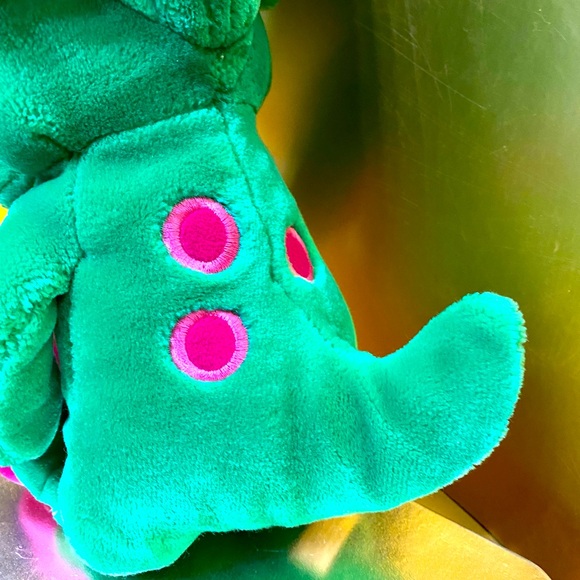 BARNEY VTG 1992 THE PURPLE DINOSAUR’S FRIEND BABY BOP PLUSH LYONS GROUP 16” - Picture 6 of 14